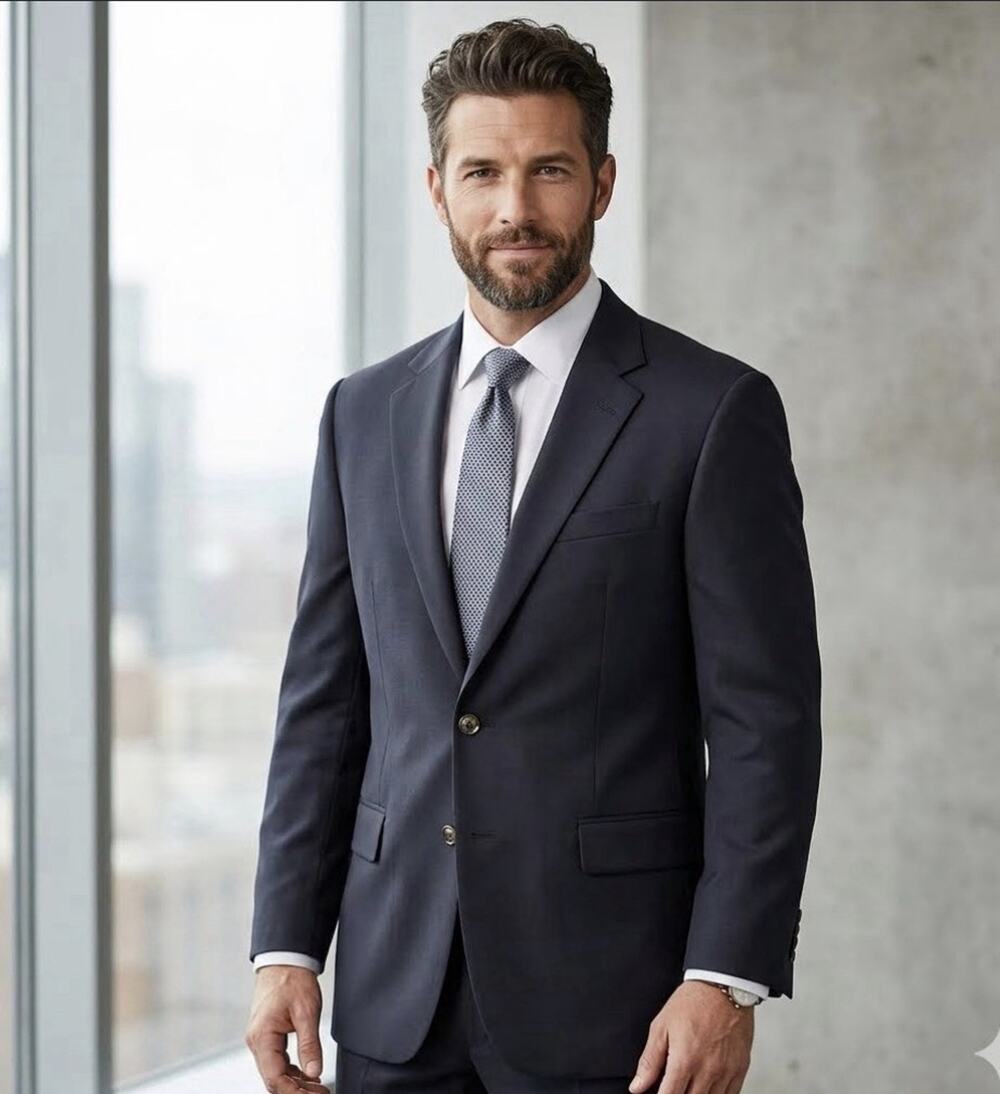 J Crew Blazer Mens 38S Navy Blue Ludlow Slim Wool City Jacket 2 Button